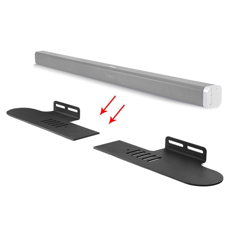 Split Sound Bar Wall-mount Bracket, For Philips CN-HTL2000 / 93 & HTL1500, For Amoi L2 / L3 / L5 / L7 / L8 / L9, For Harman/Kardon Citation Bar, For Ohayo H6 / H8, For Amoi U2 / U5 / U6 / U7, For Garinemax Speaker, For Sansui DV-91A / DV-92A