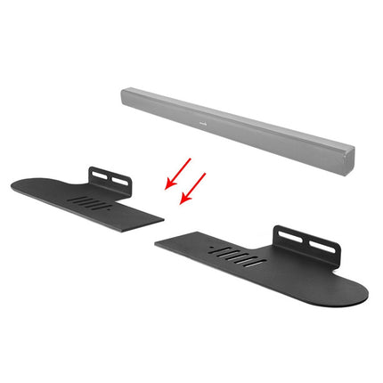 Split Sound Bar Wall-mount Bracket, For Ohayo H6 / H8, For Amoi U2 / U5 / U6 / U7, For Garinemax Speaker, For Sansui 91W, For DENON DHT-S316, For Edifier B3 / B7 / B8