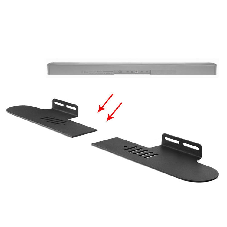 Split Sound Bar Wall-mount Bracket, For Philips CN-HTL2000 / 93 & HTL1500, For Amoi L2 / L3 / L5 / L7 / L8 / L9, For Harman/Kardon Citation Bar, For Ohayo H6 / H8, For Amoi U2 / U5 / U6 / U7, For Garinemax Speaker, For Sansui DV-91A / DV-92A