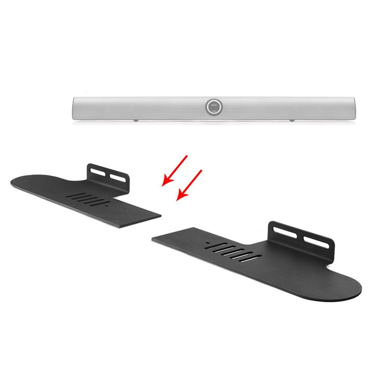 Split Sound Bar Wall-mount Bracket, For Philips CN-HTL2000 / 93 & HTL1500, For Amoi L2 / L3 / L5 / L7 / L8 / L9, For Harman/Kardon Citation Bar, For Ohayo H6 / H8, For Amoi U2 / U5 / U6 / U7, For Garinemax Speaker, For Sansui DV-91A / DV-92A