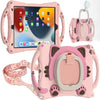 Cute Cat King Kids Shockproof EVA Protective Case with Holder & Shoulder Strap & Handle, For iPad 9.7 2018 / 2017 / Air / Air 2 / Pro 9.7, For iPad 10.2 2019 / 2020 / 2021 / Pro 10.5, For iPad mini 6 / mini 2024, For iPad mini 6