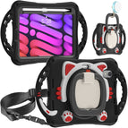 For iPad mini 6 / mini 2024 / Black Red