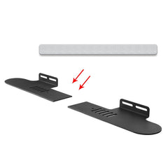 Split Sound Bar Wall-mount Bracket, For Xiaomi Redmi Speaker, For Xiaodu Soundbar, For JY AUDIO A9K, For HiVi K1000, For Sharp HT-SB115, For Coocaa Live-1 / Live-2 / Live-3, For KEF HTF7003, For DALI Katch One, For Ibass 9100K