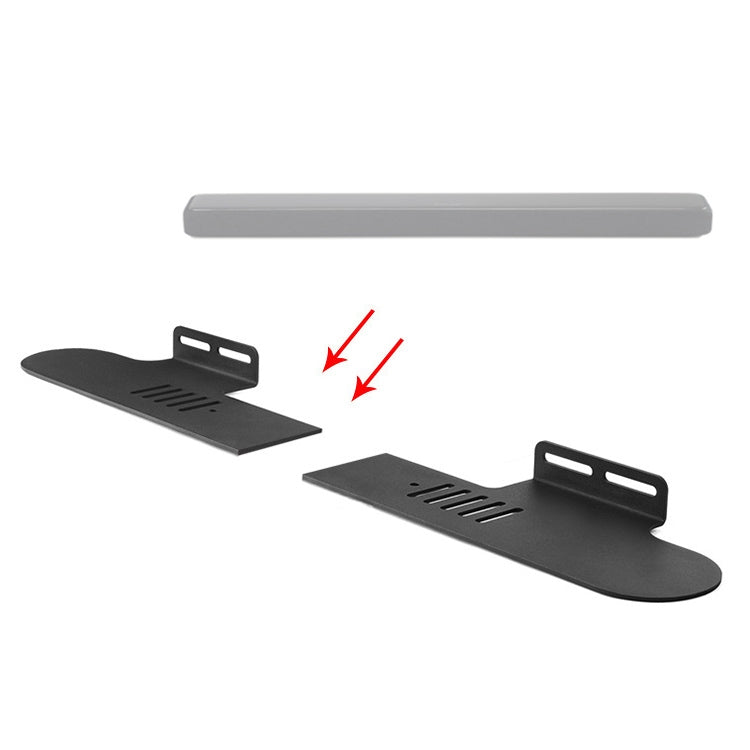 Split Sound Bar Wall-mount Bracket, For Xiaomi Redmi Speaker, For Harman/Kardon ENCHANT, For Sony HT-CT800 / HT-Z9F, For Yamaha YAS-107 / YAS-108 / YAS-109 / YAS-207 / YAS-408, For Xiaodu Soundbar, For JY AUDIO A9K, For Sony HT-MT300 / HT-S200F