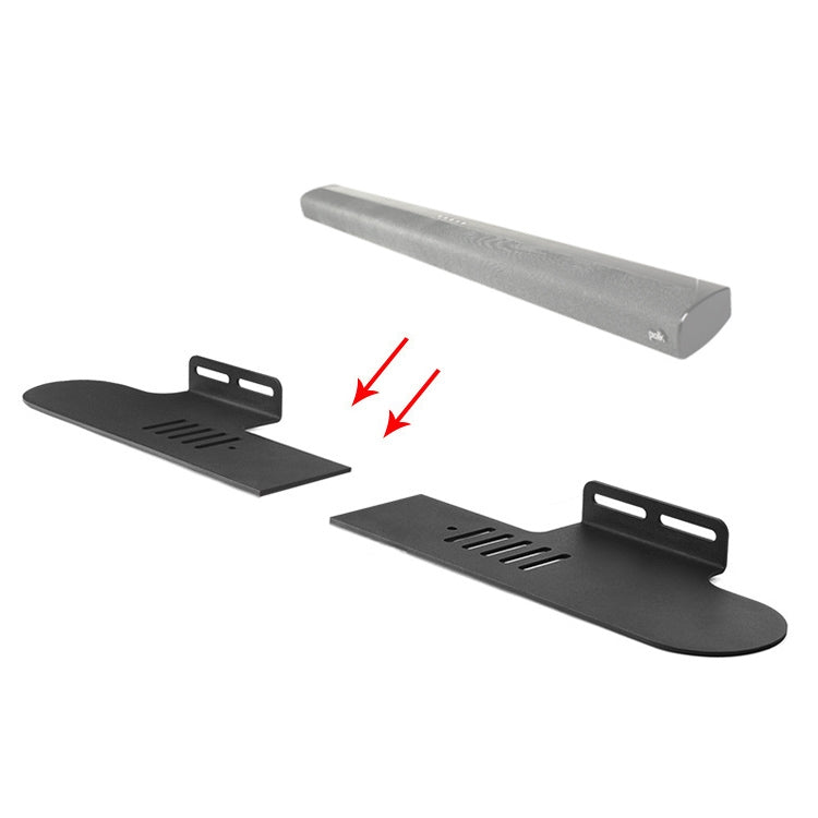 Split Sound Bar Wall-mount Bracket, For Xiaomi Redmi Speaker, For Harman/Kardon ENCHANT, For Sony HT-CT800 / HT-Z9F, For Yamaha YAS-107 / YAS-108 / YAS-109 / YAS-207 / YAS-408, For Xiaodu Soundbar, For JY AUDIO A9K, For Sony HT-MT300 / HT-S200F