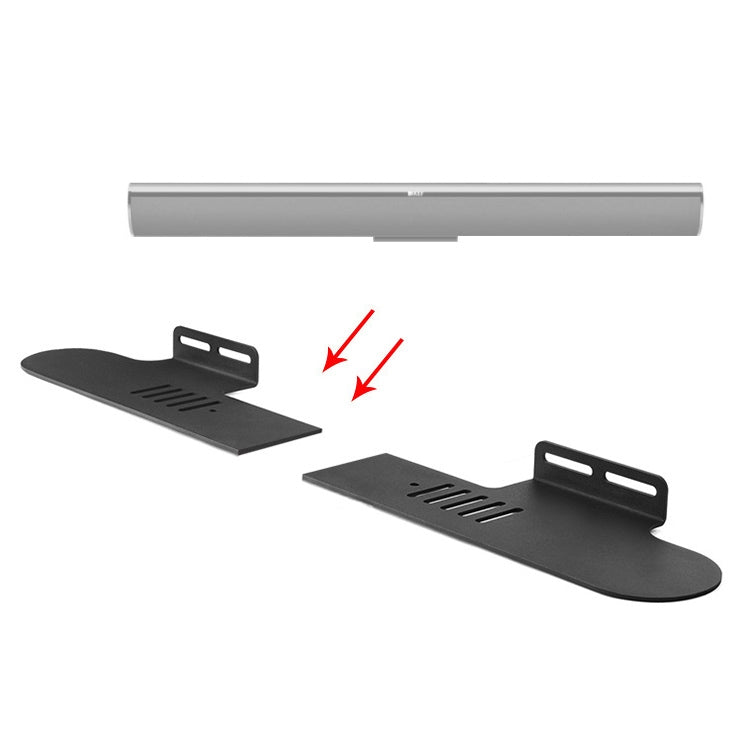 Split Sound Bar Wall-mount Bracket, For Xiaomi Redmi Speaker, For Harman/Kardon ENCHANT, For Sony HT-CT800 / HT-Z9F, For Yamaha YAS-107 / YAS-108 / YAS-109 / YAS-207 / YAS-408, For Xiaodu Soundbar, For JY AUDIO A9K, For Sony HT-MT300 / HT-S200F