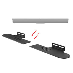 Split Sound Bar Wall-mount Bracket, For Xiaomi Redmi Speaker, For Xiaodu Soundbar, For JY AUDIO A9K, For HiVi K1000, For Sharp HT-SB115, For Coocaa Live-1 / Live-2 / Live-3, For KEF HTF7003, For DALI Katch One, For Ibass 9100K