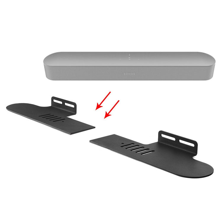 Split Sound Bar Wall-mount Bracket, For Xiaomi Redmi Speaker, For Harman/Kardon ENCHANT, For Sony HT-CT800 / HT-Z9F, For Yamaha YAS-107 / YAS-108 / YAS-109 / YAS-207 / YAS-408, For Xiaodu Soundbar, For JY AUDIO A9K, For Sony HT-MT300 / HT-S200F