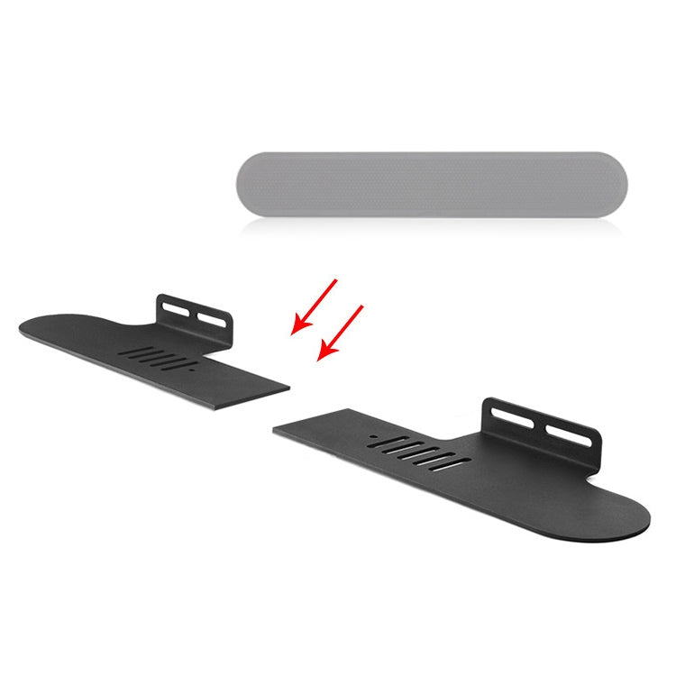 Split Sound Bar Wall-mount Bracket, For Xiaomi Redmi Speaker, For Harman/Kardon ENCHANT, For Sony HT-CT800 / HT-Z9F, For Yamaha YAS-107 / YAS-108 / YAS-109 / YAS-207 / YAS-408, For Xiaodu Soundbar, For JY AUDIO A9K, For Sony HT-MT300 / HT-S200F