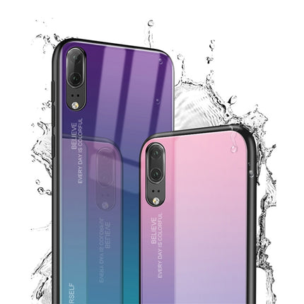 Gradient Color Glass Case, For Huawei P20, For OPPO F11 Pro, For OPPO Find X