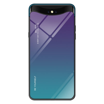 Gradient Color Glass Case, For Huawei P20, For OPPO F11 Pro, For OPPO Find X