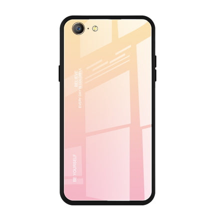 Gradient Color Glass Case, For OPPO A57 / A39, For OPPO Reno Z, For Galaxy A7 (2018)