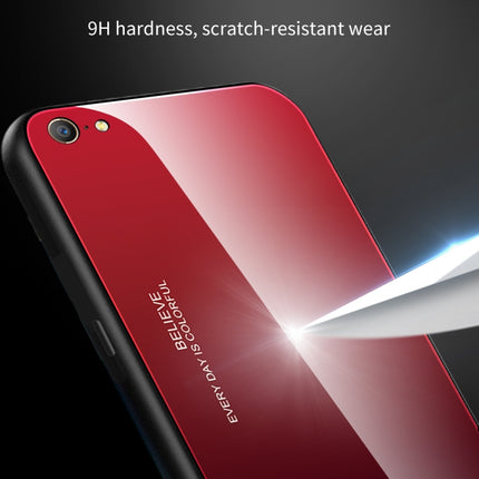Gradient Color Glass Case, For OPPO A57 / A39, For OPPO Reno Z, For Galaxy A7 (2018)