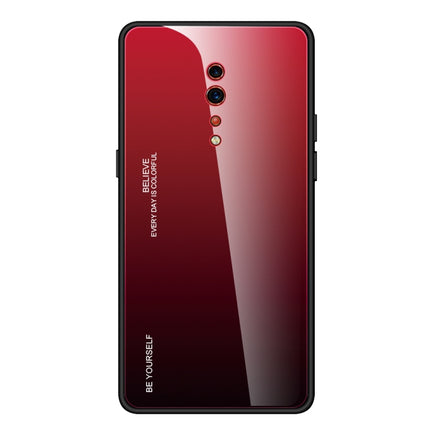 Gradient Color Glass Case, For OPPO A57 / A39, For OPPO Reno Z, For Galaxy A7 (2018)