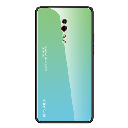 Gradient Color Glass Case, For OPPO A57 / A39, For OPPO Reno Z, For Galaxy A7 (2018)