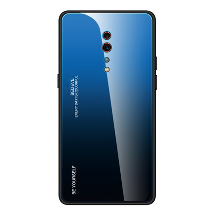 Gradient Color Glass Case, For OPPO A57 / A39, For OPPO Reno Z, For Galaxy A7 (2018)