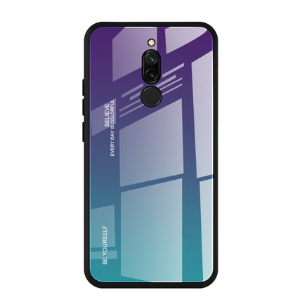 Gradient Color Glass Case, For Xiaomi Redmi 8, For Xiaomi Redmi 8A, For Xiaomi Redmi Note 8T
