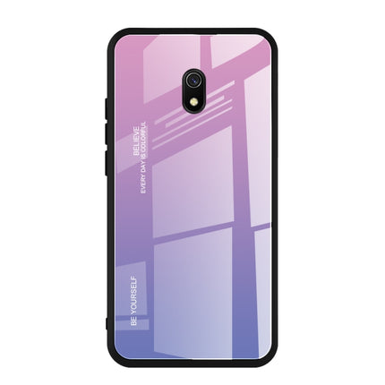 Gradient Color Glass Case, For Xiaomi Redmi 8, For Xiaomi Redmi 8A, For Xiaomi Redmi Note 8T