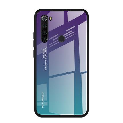 Gradient Color Glass Case, For Xiaomi Redmi 8, For Xiaomi Redmi 8A, For Xiaomi Redmi Note 8T