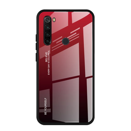 Gradient Color Glass Case, For Xiaomi Redmi 8, For Xiaomi Redmi 8A, For Xiaomi Redmi Note 8T