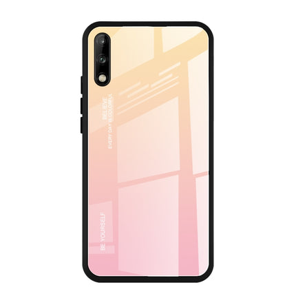 Gradient Color Glass Case, For Huawei Enjoy 10, For Galaxy A90 5G, For Xiaomi Mi CC9 Pro