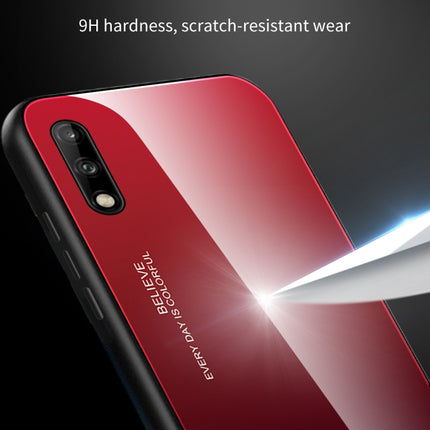 Gradient Color Glass Case, For Huawei Enjoy 10, For Galaxy A90 5G, For Xiaomi Mi CC9 Pro
