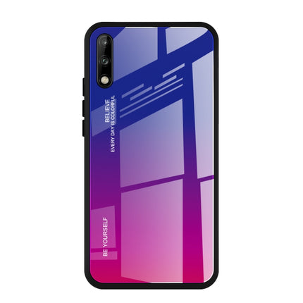 Gradient Color Glass Case, For Huawei Enjoy 10, For Galaxy A90 5G, For Xiaomi Mi CC9 Pro