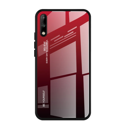 Gradient Color Glass Case, For Huawei Enjoy 10, For Galaxy A90 5G, For Xiaomi Mi CC9 Pro