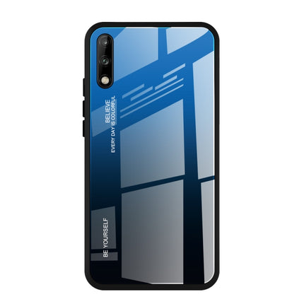 Gradient Color Glass Case, For Huawei Enjoy 10, For Galaxy A90 5G, For Xiaomi Mi CC9 Pro