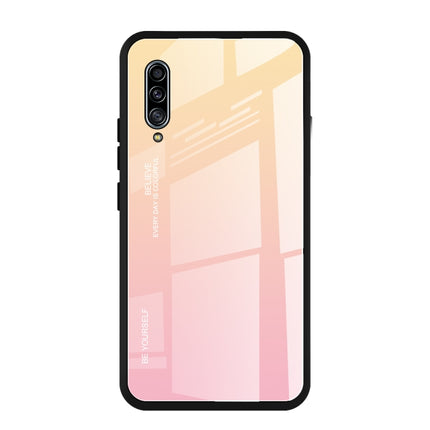 Gradient Color Glass Case, For Huawei Enjoy 10, For Galaxy A90 5G, For Xiaomi Mi CC9 Pro