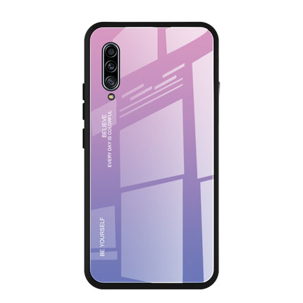 Gradient Color Glass Case, For Huawei Enjoy 10, For Galaxy A90 5G, For Xiaomi Mi CC9 Pro