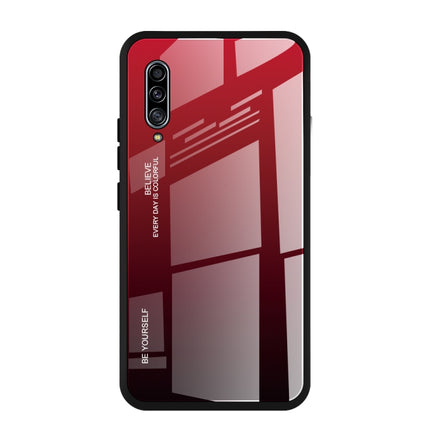 Gradient Color Glass Case, For Huawei Enjoy 10, For Galaxy A90 5G, For Xiaomi Mi CC9 Pro
