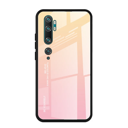 Gradient Color Glass Case, For Huawei Enjoy 10, For Galaxy A90 5G, For Xiaomi Mi CC9 Pro