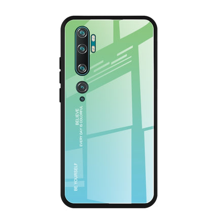 Gradient Color Glass Case, For Huawei Enjoy 10, For Galaxy A90 5G, For Xiaomi Mi CC9 Pro