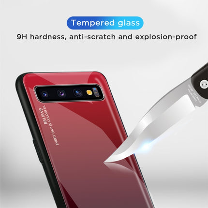 Gradient Color Glass Case, For Galaxy S10 5G, For Xiaomi Mi CC9e, For iPhone SE 2022 / SE 2020 / 8 / 7