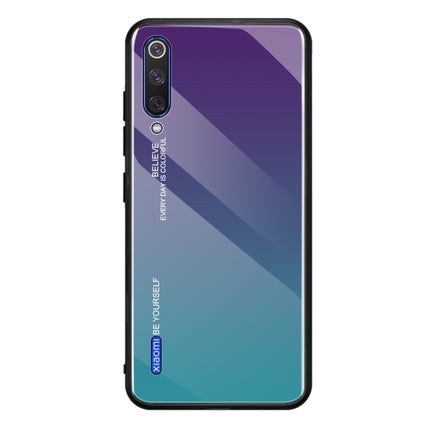 Gradient Color Glass Case, For Galaxy S10 5G, For Xiaomi Mi CC9e, For iPhone SE 2022 / SE 2020 / 8 / 7