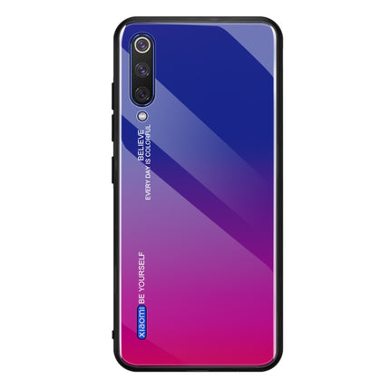 Gradient Color Glass Case, For Galaxy S10 5G, For Xiaomi Mi CC9e, For iPhone SE 2022 / SE 2020 / 8 / 7