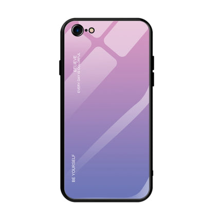 Gradient Color Glass Case, For Galaxy S10 5G, For Xiaomi Mi CC9e, For iPhone SE 2022 / SE 2020 / 8 / 7