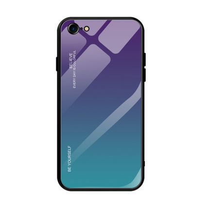Gradient Color Glass Case, For Galaxy S10 5G, For Xiaomi Mi CC9e, For iPhone SE 2022 / SE 2020 / 8 / 7