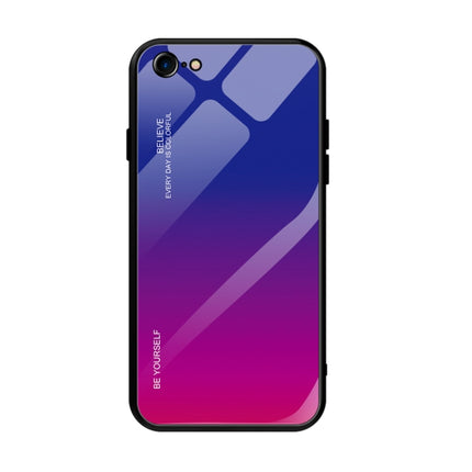 Gradient Color Glass Case, For Galaxy S10 5G, For Xiaomi Mi CC9e, For iPhone SE 2022 / SE 2020 / 8 / 7