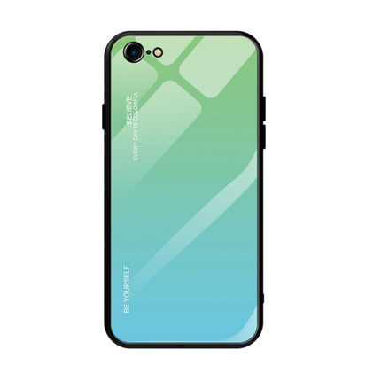 Gradient Color Glass Case, For Galaxy S10 5G, For Xiaomi Mi CC9e, For iPhone SE 2022 / SE 2020 / 8 / 7