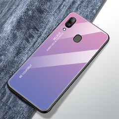 Gradient Color Glass Case, For Galaxy A30, For Galaxy A50, For Galaxy A60