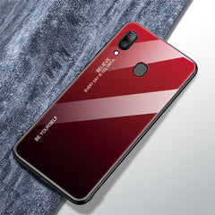 Gradient Color Glass Case, For Galaxy A30, For Galaxy A50, For Galaxy A60