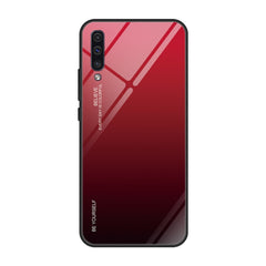 Gradient Color Glass Case, For Galaxy A30, For Galaxy A50, For Galaxy A60