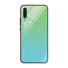 Gradient Color Glass Case, For Galaxy A30, For Galaxy A50, For Galaxy A60
