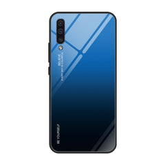 Gradient Color Glass Case, For Galaxy A30, For Galaxy A50, For Galaxy A60