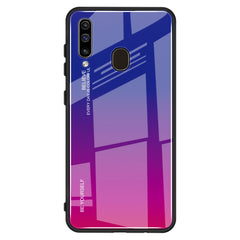 Gradient Color Glass Case, For Galaxy A30, For Galaxy A50, For Galaxy A60