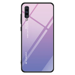 Gradient Color Glass Case, For Galaxy A70, For Galaxy M10, For Galaxy M30