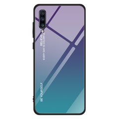 Gradient Color Glass Case, For Galaxy A70, For Galaxy M10, For Galaxy M30