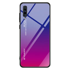 Gradient Color Glass Case, For Galaxy A70, For Galaxy M10, For Galaxy M30